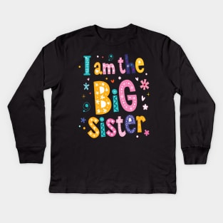 Big Sister christmas 2023 Kids Long Sleeve T-Shirt